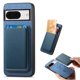 thumbnail image 3 of Funda de Cuero Magnética con Tarjetero para Google Pixel 8 Cubierta Delgada Azul, 3 of 5
