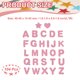 thumbnail image 2 of Pegatinas de Espuma con Letras, 104 Piezas Letras A-Z EVA Autoadhesivas con Brillos Forma de Espuma Suministros para Manualidades para Álbum de Recortes Tarjeta DIY Decoración del Hogar, Rosa, 2 of 6