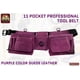 thumbnail image 2 of Cinturón de Herramientas Graintex DS2035 en Cuero Gamuza Morado con 11 Bolsillos, 2 of 2