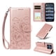 thumbnail image 1 of Funda Cartera para Motorola Edge 60 Fusion 5G Perro Cachorro Grabado con Tarjetas Soporte Correa Rosa, 1 of 6
