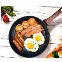 Genérico - Sartén Antiadherente De Mármol 24Cm Apto Para Inducción