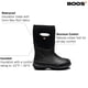 thumbnail image 2 of Botas de lluvia BOGS Grasp Kids impermeables con aislamiento negro 5, 2 of 6