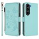 thumbnail image 2 of Funda Cartera Mariposa para [Samsung Galaxy S23] con Soporte y Cremallera Verde menta, 2 of 6