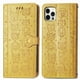 thumbnail image 1 of Funda Cartera FOXDOCK para iPhone 12 ProMax , Flip PU con Relieve de Gatos y Perros, Tarjetero y Soporte, 1 of 6
