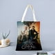 thumbnail image 2 of Good Omens Bolso de tela con estampado de lienzo para mujer, bolsa de compras reutilizable y estética, con cremallera interior, regalo para mujer,40*40cm., 2 of 6