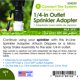 thumbnail image 5 of Adaptador de rociadores Mister Landscaper Outlet de 1/4 pulgadas, 5 of 6