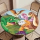 thumbnail image 5 of En busca del valle encantado-theme Fitted Round Tablecloths Elastic Edged Table Covers Waterproof Table Cloth for Kitchen Holiday Party Tables Decor 150cm, 5 of 6