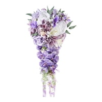 Magideal - Ramo De Novia En Forma De Lágrima, Romántico, Para Aniversario, Elegante, Para , Accesorios De Fotos, Flores Artificiales, Para Dama De Honor