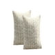 thumbnail image 2 of Set De 2 Fundas De Cojin Chenille Linea Beige, 2 of 3