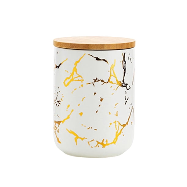 Azucarero De Cerámica Moderno Con Tapas Herméticas, Dispensador De Azúcar Para El Hogar, Cocina, Blanco M