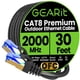 thumbnail image 1 of Cable Ethernet Gearit Cat8 Para Exteriores, 30 Pies, Resistente Al Agua, 40 Gbps, 1 of 7
