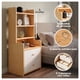 thumbnail image 2 of Velador con Librero 2 Cajones Repisa Organizador Dormitorio, 2 of 3