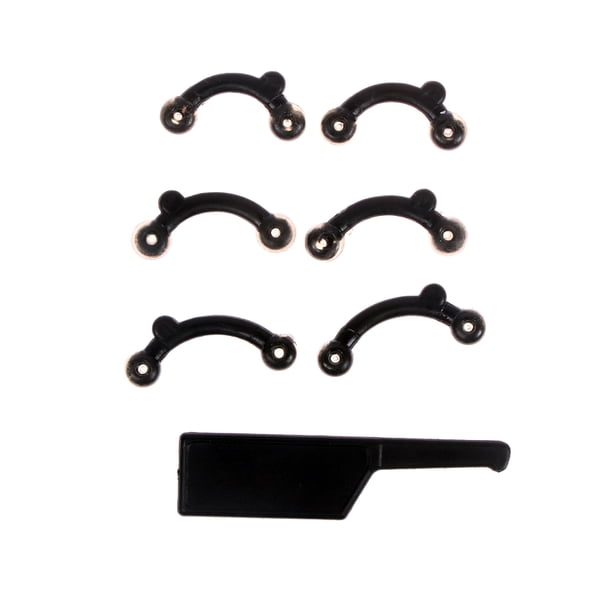 6pcs/set Beauty Nose Up Lifting Bridge Shaper Nose Clip Nose Bridge Straightening Nose Curler Massage Tool Nose Shaping Clip