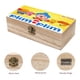 thumbnail image 3 of Caja Organizadora de Madera Rústica Plim, 3 of 6