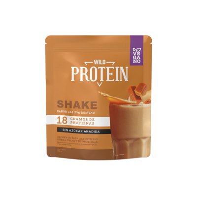 Shake Caluga Manjar Vegan 350 G Wild Protein