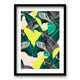 thumbnail image 1 of Cuadro Hojas Gris Amarillo 50x35cms, 1 of 1