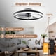 thumbnail image 3 of Ventilador de techo VOLISUN de 23,6" sin aspas con luz LED regulable, 3 of 7