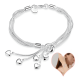 thumbnail image 1 of Pulsera brazalete plata 925+regalo aniversario corazon, 1 of 3