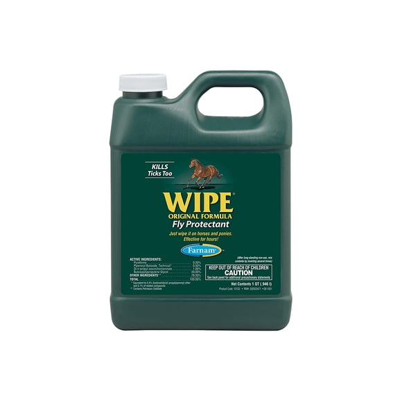 Protector contra moscas y garrapatas para caballos Farnam Wipe 32 ml