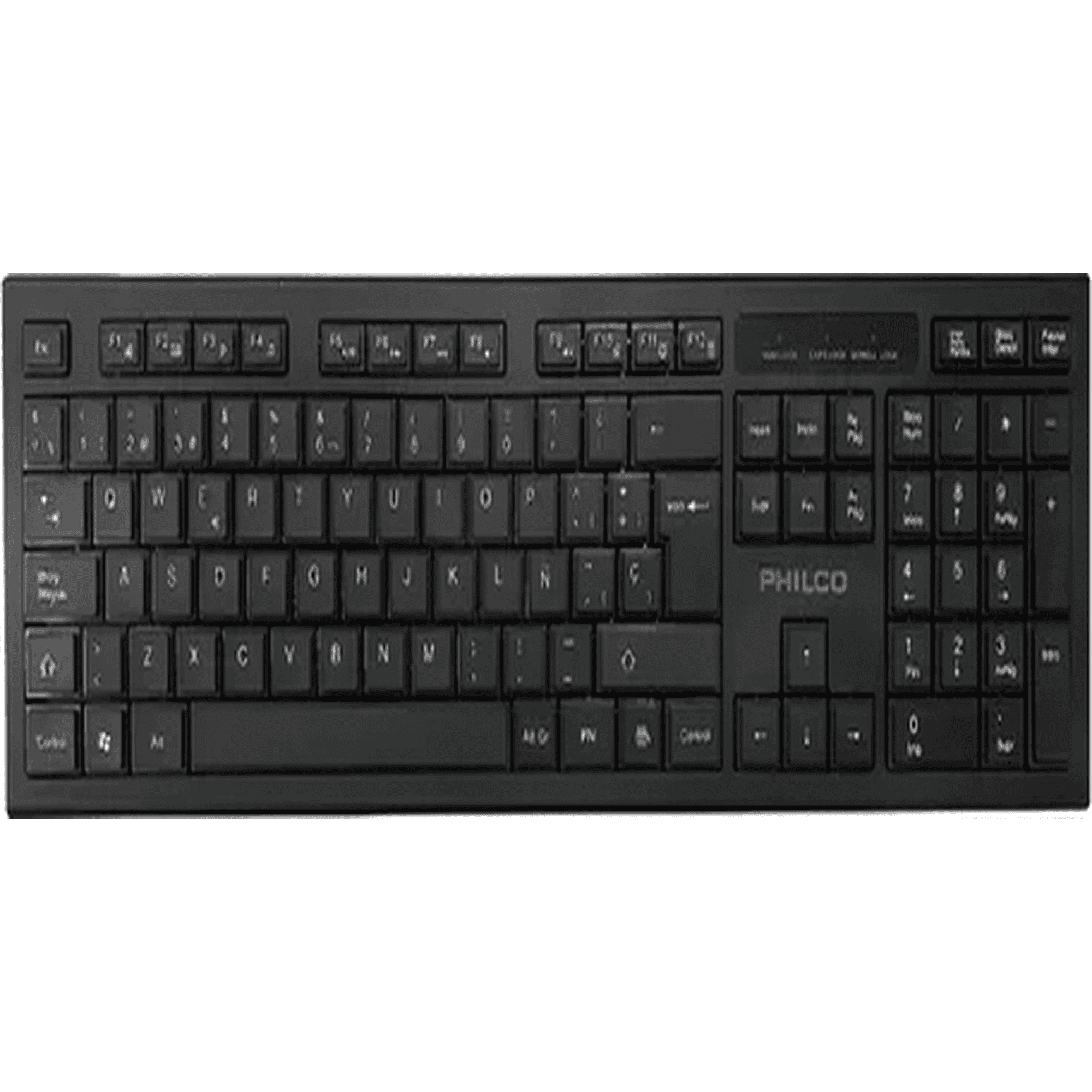 Genérico - Teclado Inalámbrico Philco W601 2.4ghz Negro