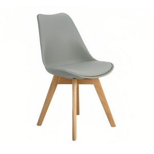 Klik Muebles - Silla Tulip Acolchada - Gris