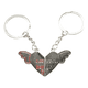thumbnail image 1 of Llaveros Para Parejas Plateado con Alas Set 2 Unidades, 1 of 2