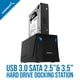 thumbnail image 3 of Estación de acoplamiento para disco duro SABRENT USB 3.0 a SATA 2.5/3.5", 3 of 8