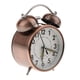 thumbnail image 1 of Reloj de alarma con campana doble de metal cuarzo silencioso de 3.5 pulgadas con luz nocturna # 2, 1 of 5