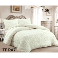 Mundo Shopping - Plumon De Invierno Ten Fei Texturizado 180X230Cm Blanco