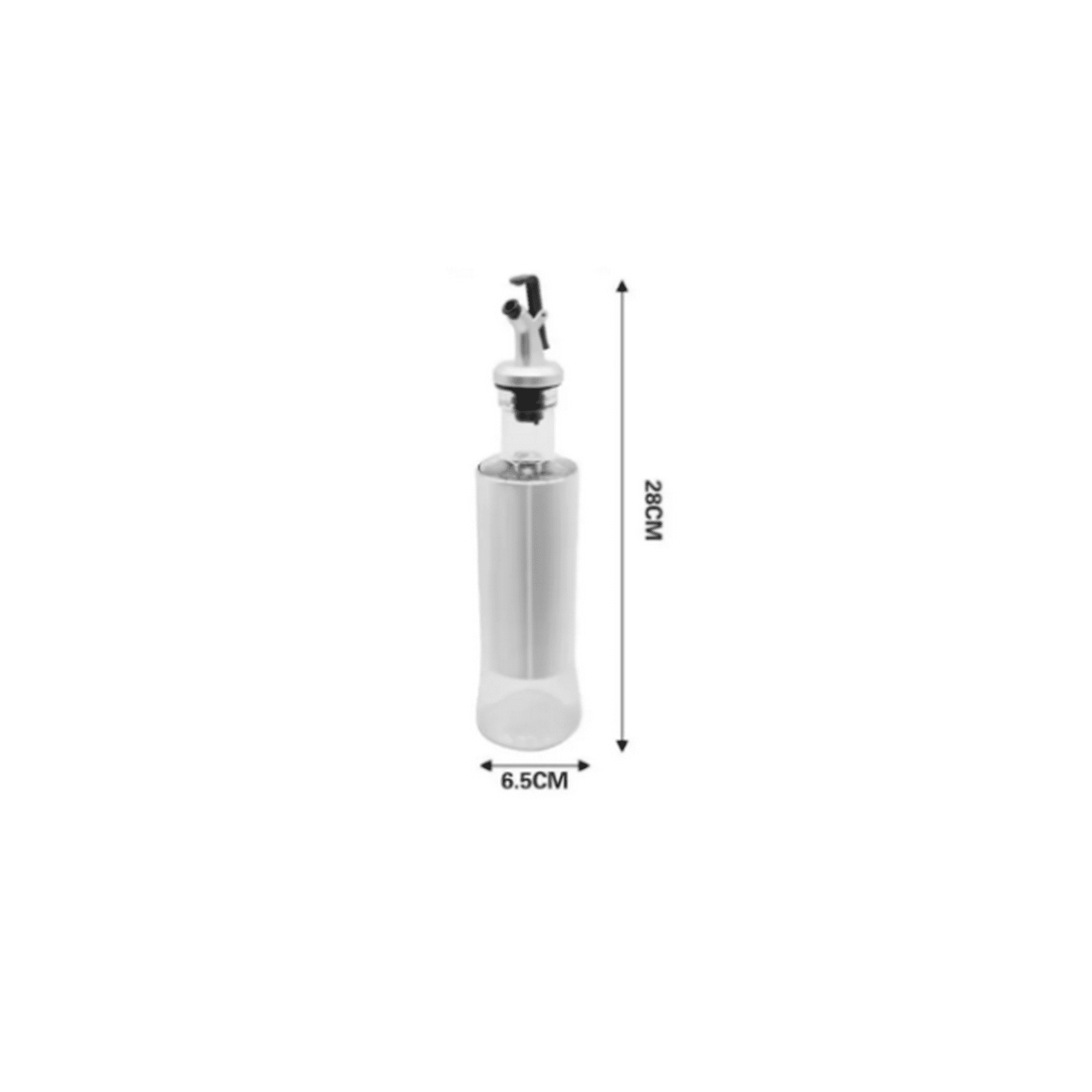 Genérico - Botella De Vidrio Para Aceite 28cm