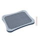 thumbnail image 5 of Inodoro Para Perros Durable Reutilizable Bedpan Pee Pad Para Gatito Bunny Mascotas Accesorios Cyan, 5 of 5