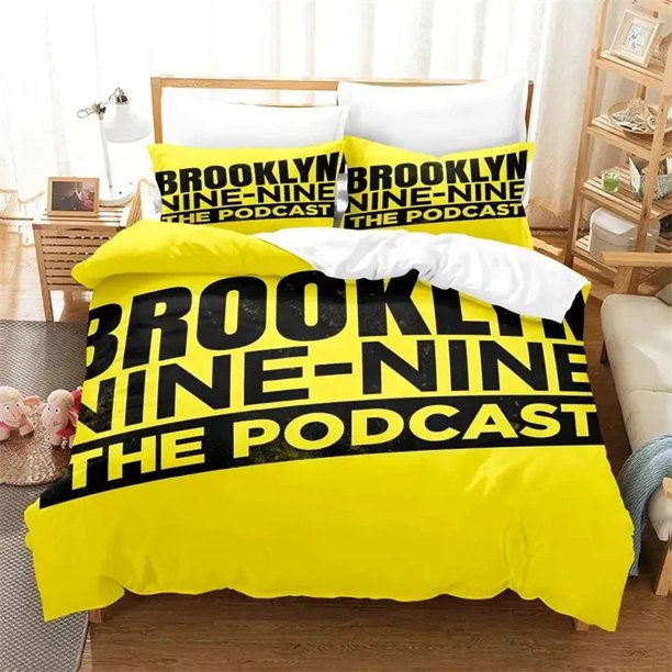 Brooklyn Nine-Nine Bedding Set,Duvet Cover Comforter Bed Set Quilt Cover Pillowcase,King Queen Twin Size Boys GirlsBed Sheets