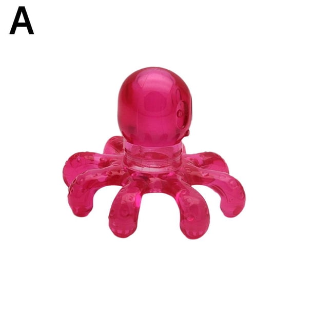 Octopus Head Massager Hand Held Personal Scalp Stress Relax Spa Healing Muscle Relaxing Body Health Care Tool