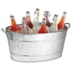 thumbnail image 1 of Tina para bebidas Benzara de acero galvanizado con asas, 28.8 L, 1 of 6