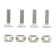 thumbnail image 3 of 4x Reemplazo De Tornillos De Aleta De Tabla De Surf No Se Necesita Herramienta Tornillo De Aleta De Pulgar Y Placa Tornillos Phillips De Acero Inoxidable M8, 3 of 5