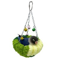 Xusx111 - Nidos De Aves, Nidos De Loros, Nidos De Aves De Invierno Cálido, Hamacas Para Dormir, Jaulas De Aves, Colgantes Colgantes, Nidos De Peluche, Juguetes, Pequeños Pájaros, Nidos De Algodón Tama