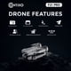 thumbnail image 2 of Drone Contixo F21 Pro Plegable con Cámara Dual HD, Control con Pantalla 4,3", 2 Baterías y Estuche, Gris, 2 of 8