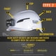 thumbnail image 3 of Casco de seguridad Klein Tools 60564 tipo 2 con protección de 20 kV, 3 of 9