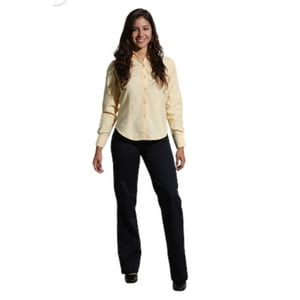 90 Grados - Pantalón Mujer Gabardina Azul Marino