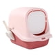 thumbnail image 3 of Bandejas De Arena Para Gatos Cerradas Con Capucha, Entrada Frontal Grande Con Bandeja De Arena Para Gatos Con Pala, Color Rosa, 3 of 5