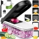 thumbnail image 1 of Picadora de verduras Fullstar 6 en 1 con recipiente, blanco/negro, 1 of 7