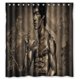 thumbnail image 1 of Cortina de ducha de Bruce Lee, con ganchos, 66 x 72 pulgadas, 1 of 3