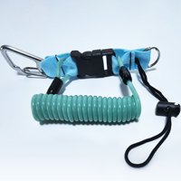 Xusx111 - Cordillo De Buceo Y Pesca - Bobina Rápida, Clips Inoxidables, Liberación Rápida, Cable De Acero Para Herramientas, Luces, Cámaras