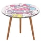 thumbnail image 1 of Sanrio-theme Fitted Round Tablecloths Elastic Edged Table Covers Waterproof Table Cloth for Kitchen Holiday Party Tables Decor 120cm, 1 of 6