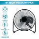 thumbnail image 2 of Ventilador de Piso EZ-CHILL 9" con Soporte, 3 Velocidades, Inclinación Ajustable, Metal, 2 of 7