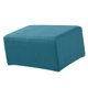 thumbnail image 4 of Stretch Ottoman Puf Cover Reposapiés Taburete Slipcover Protector Verde Oscuro, 4 of 5