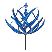Ioensy - Adorno De Molino De Viento Decoración Paisaje Con Estaca De Jardín De Metal Para Patio Patio