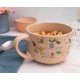 thumbnail image 5 of Taza de sopa de cerámica con diseño de princesa Disney con tapa ventilada, 700 ml, 5 of 6
