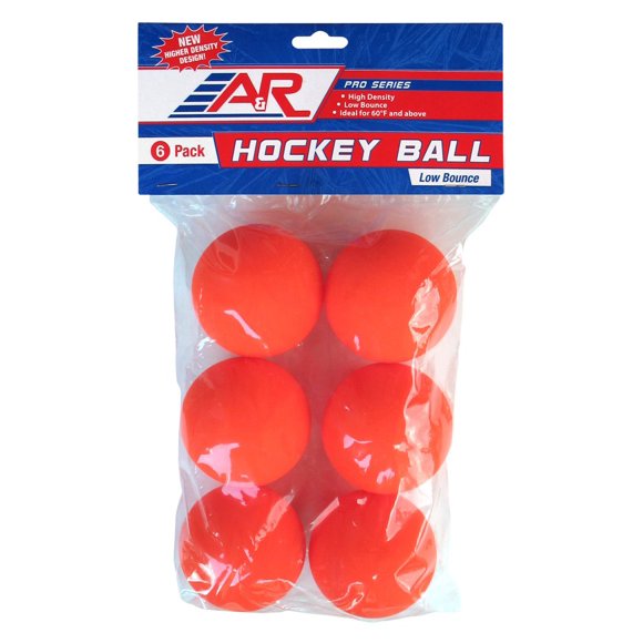 Pelota Low Bounce A&R Sports, paquete de 6, naranja
