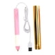 thumbnail image 2 of Bolígrafo de lámina caliente con cable USB, bolígrafo bronceador Kits de inicio de plástico de 1,5 mm Brillo dorado para escritura Caligrafía Rosa, 2 of 5